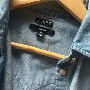 J.Crew Light Blue Denim Shirt